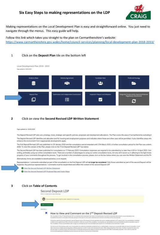 Easy Guide to Making Representations on the Local Development Plan
